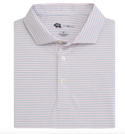 Tour Stripe Performance Pique Polo