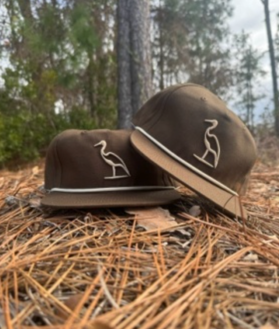 Heron Embroidered Hat