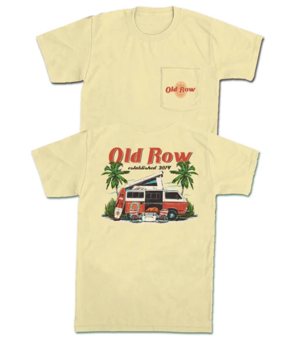 Retro Surf Van Pocket Tee