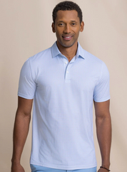 Driver Island View Gingham Printed Polo
