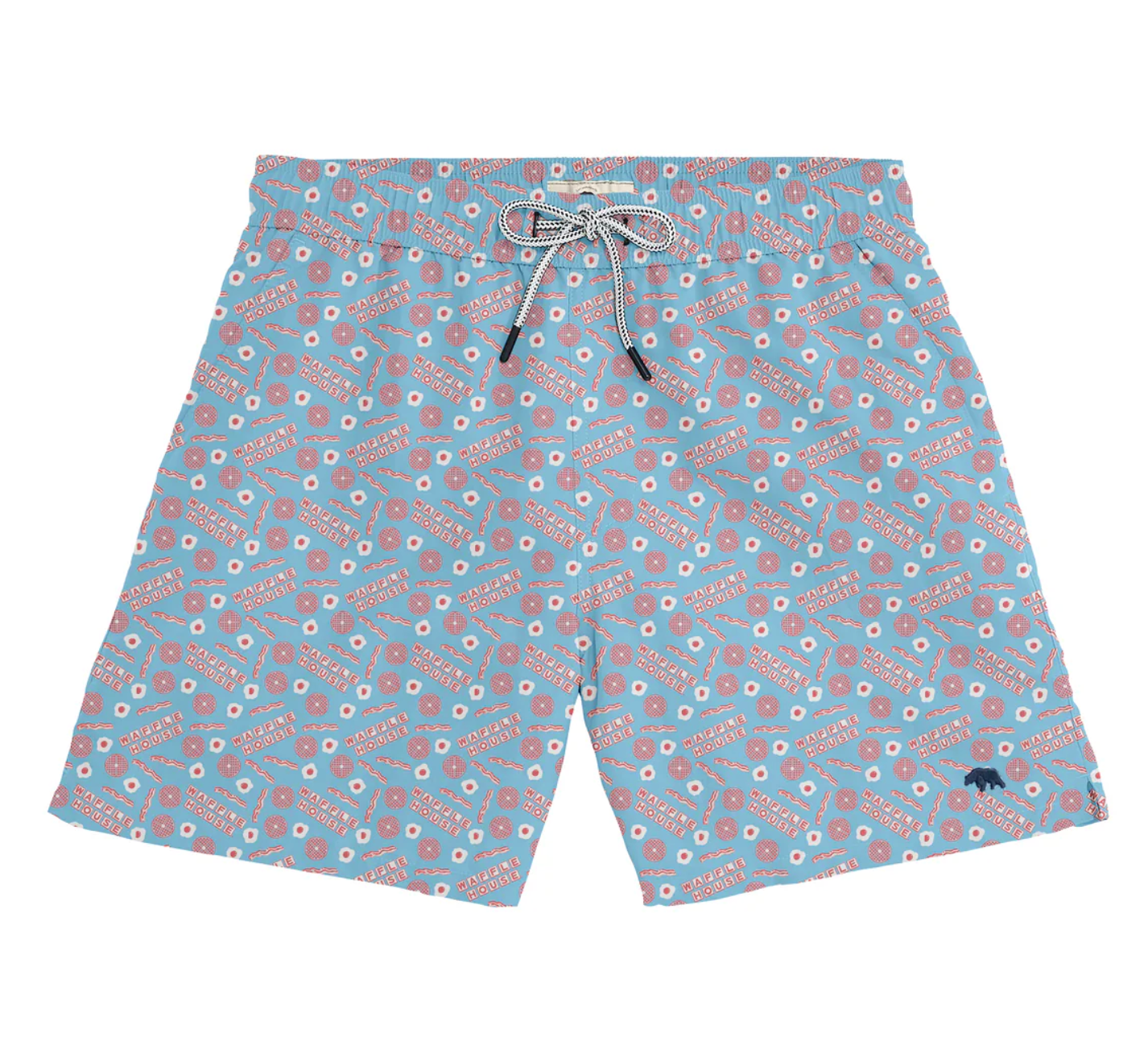 Waffle House Americana Breakfast Swim Trunk