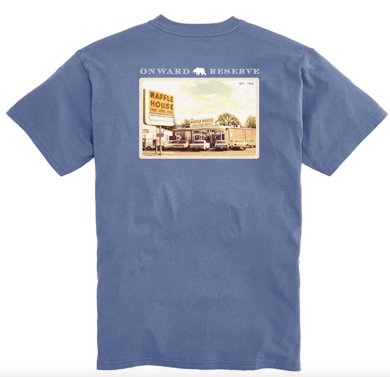 Waffle House Postcard Tee