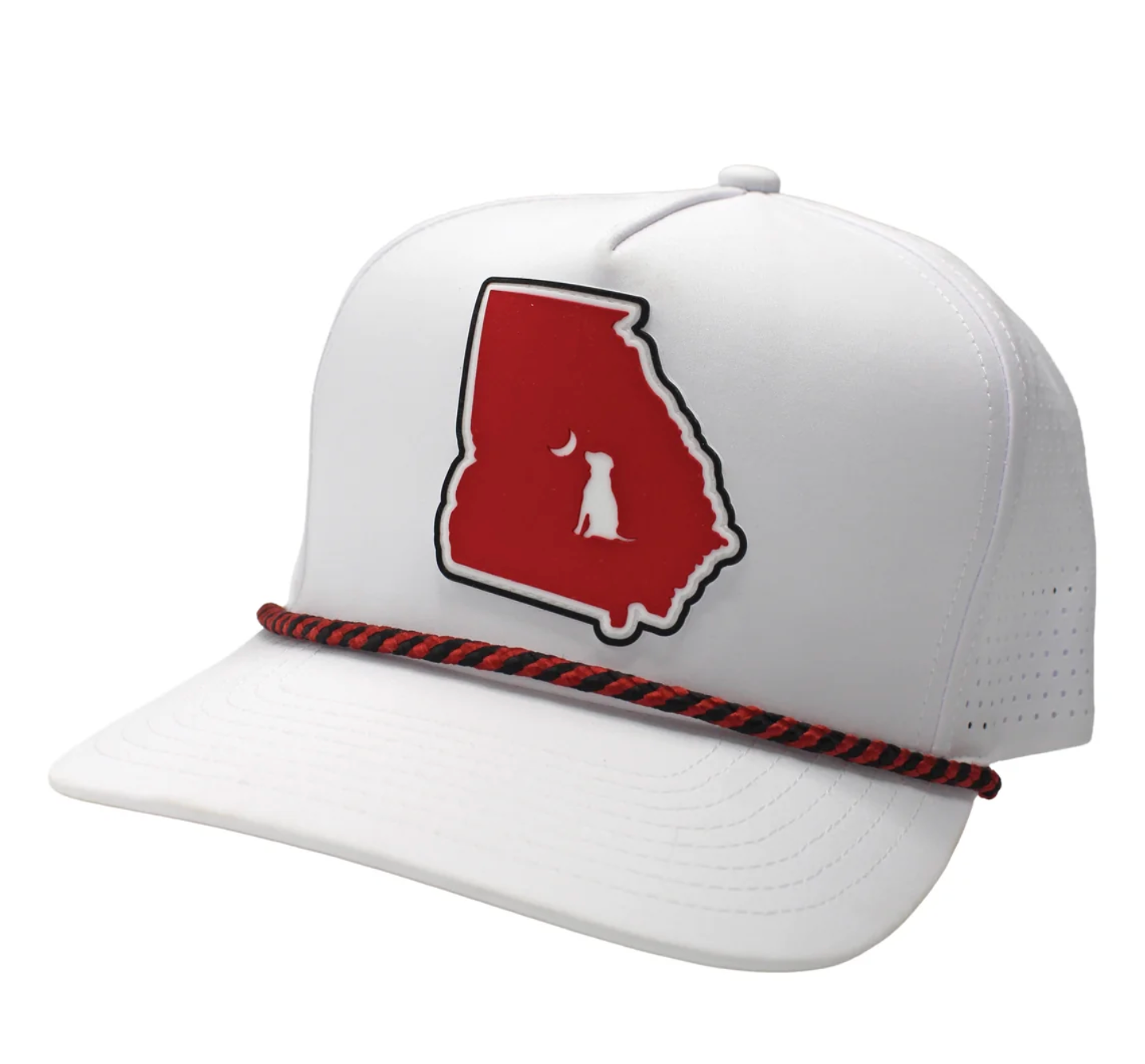 Collegiate Patch Perforated Rope Hat