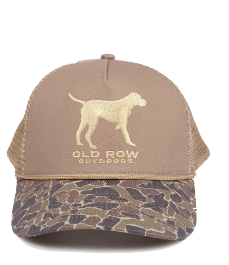 Old Row Camo Pointer Mesh Back Hat