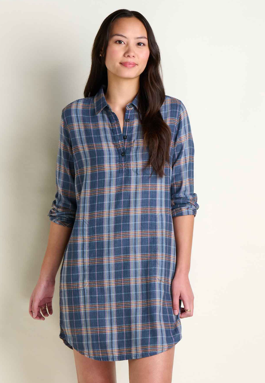 Re-Form Flannel Shirt Dress
