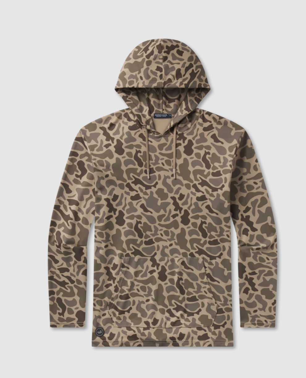 Baldwyn Active Hoodie - Retro Camo