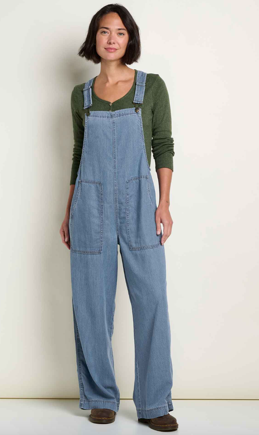 Women's Piñon Soft Denim Wide Leg Overall