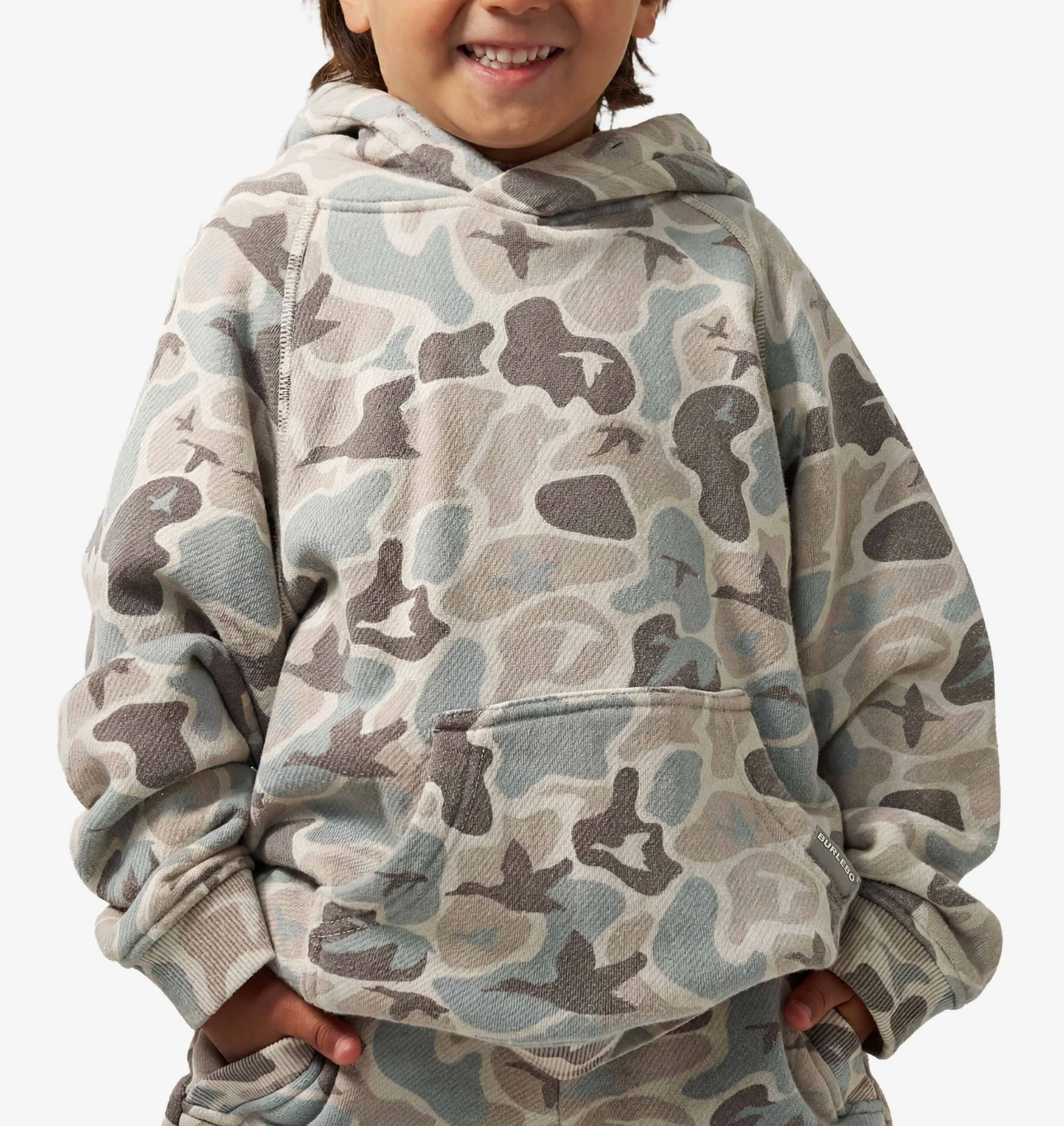 Youth Vintage Washed Hoodie - Mallard Mayhem Camo