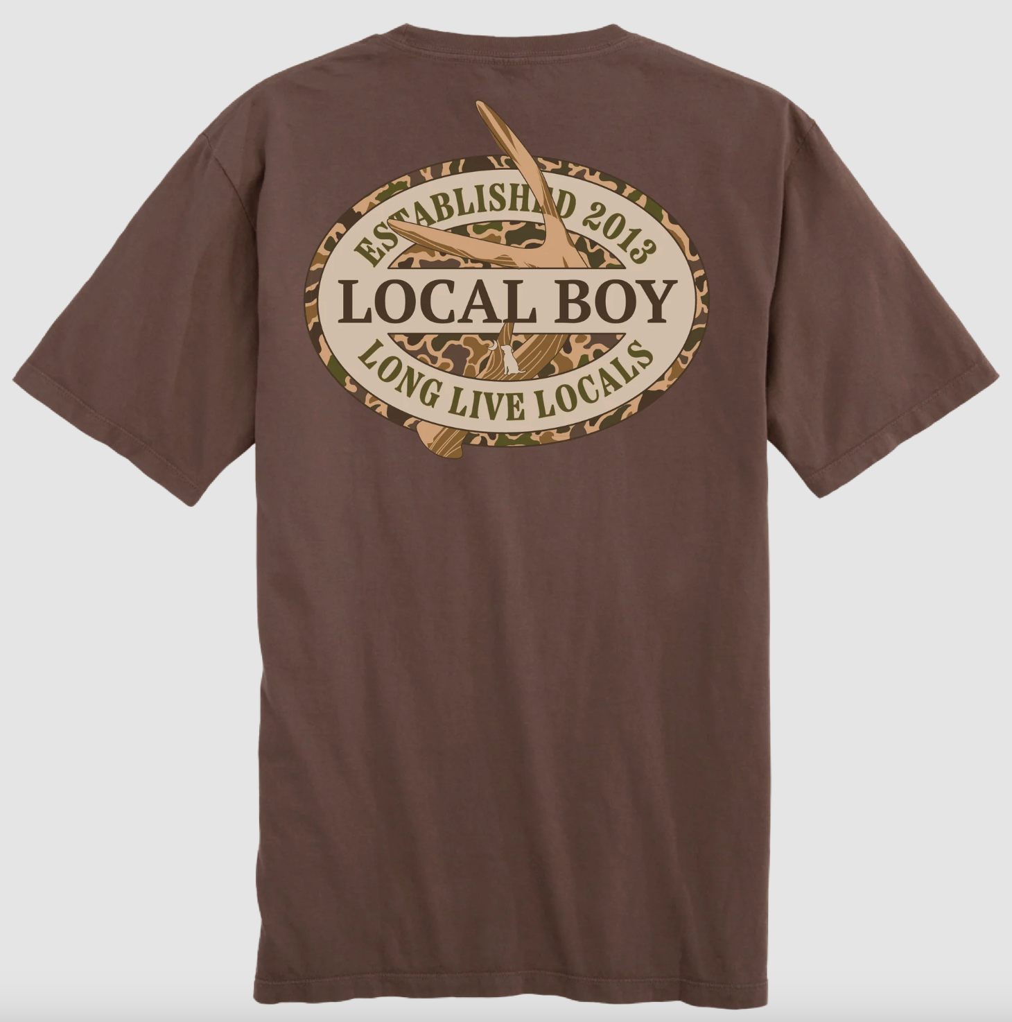 Youth Old School Antler Oval T-Shirt
