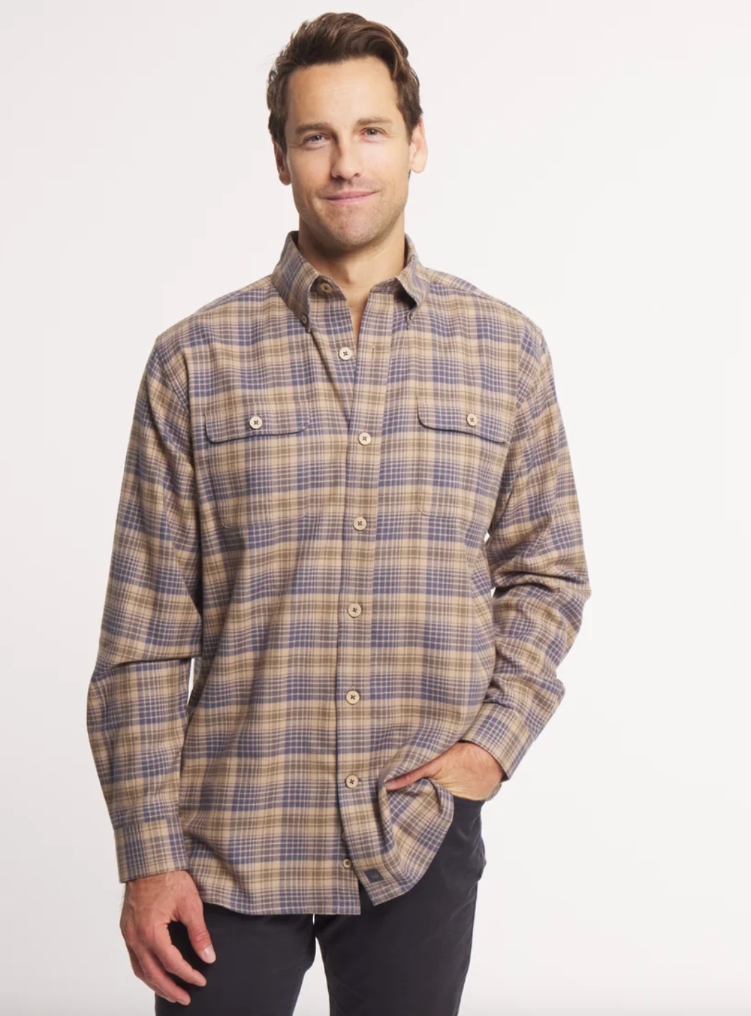 Myrtle Plaid Flannel Tee