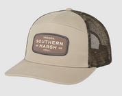 Uvalde County 7 Panel Trucker - Retro Camo