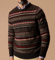 Birch Fair Isle Merino Crewneck Sweater