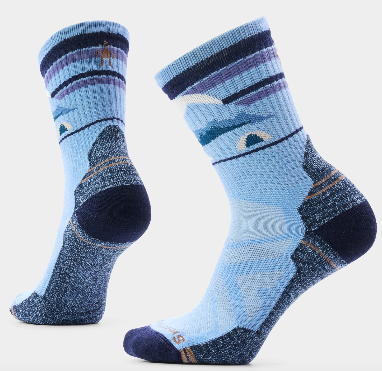 Women's Hike Light Cushion Mountain Moon Crew Socks