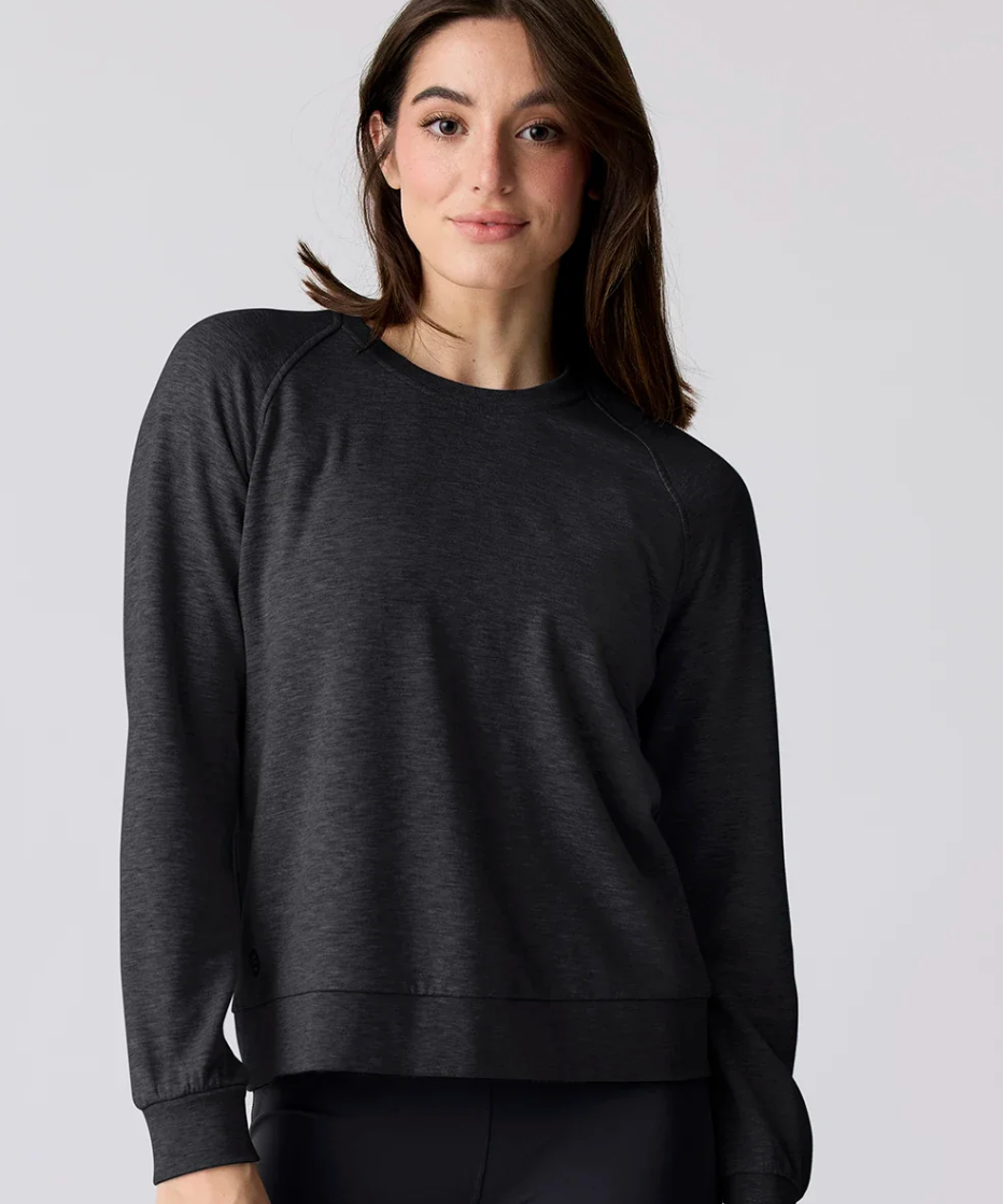 Women's Bamboo Lightweight Fleece Crew