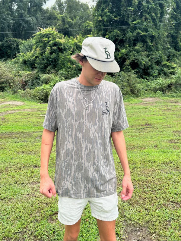 Backshore Logo Tee - Washed Out Mossy Oak® Bottomland Camo