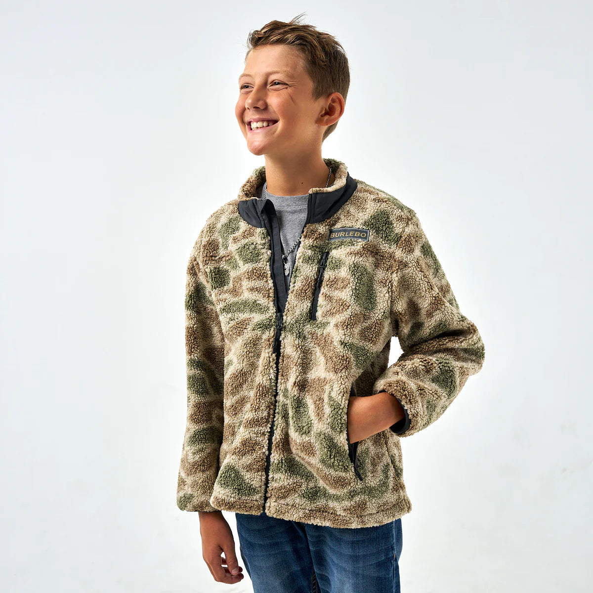 Youth - Sherpa Full Zip Jacket
