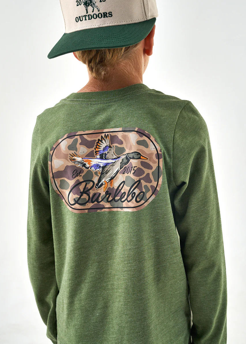 Youth Long Sleeve Tee - Ducks Flying In