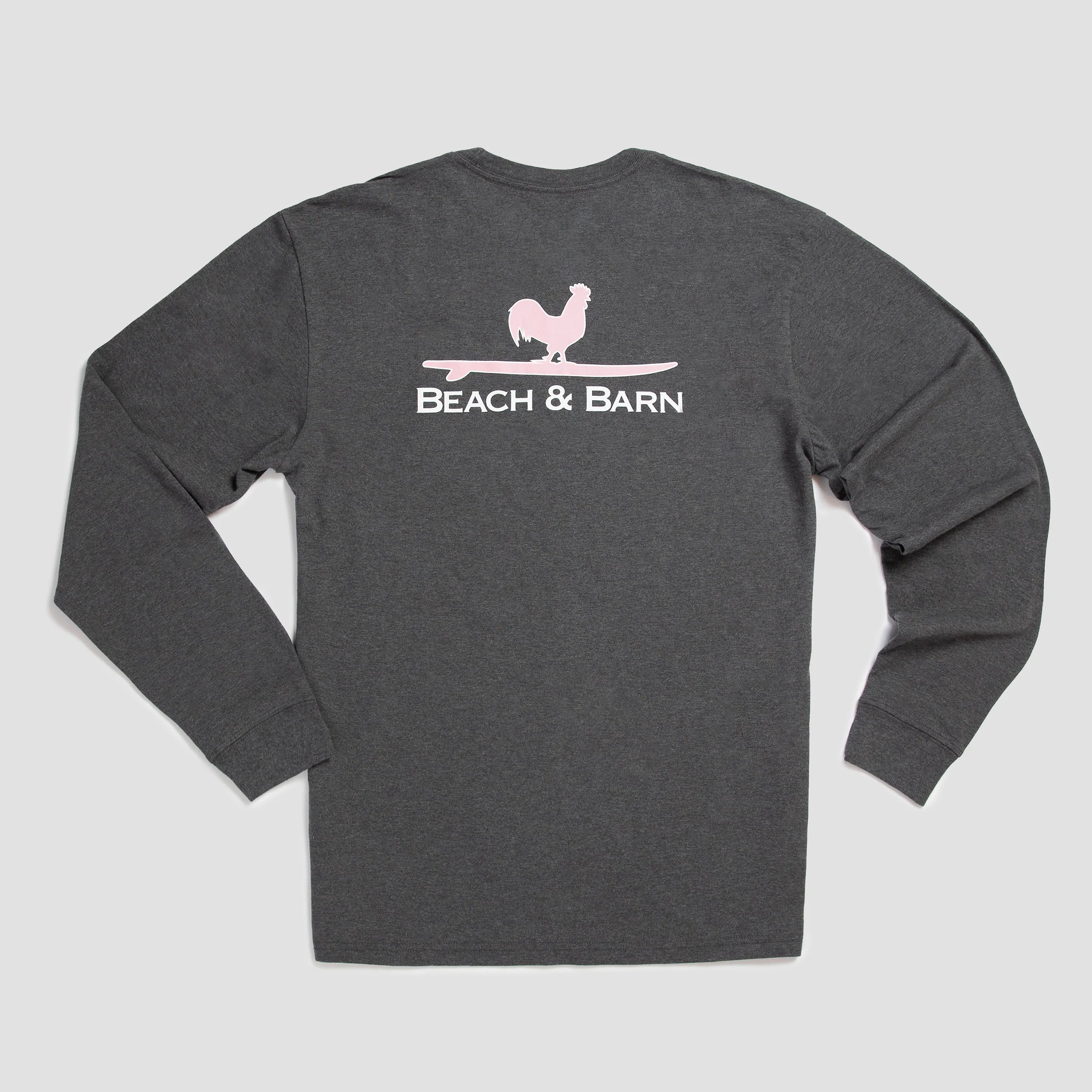 Surfing Rooster Tee Long Sleeve