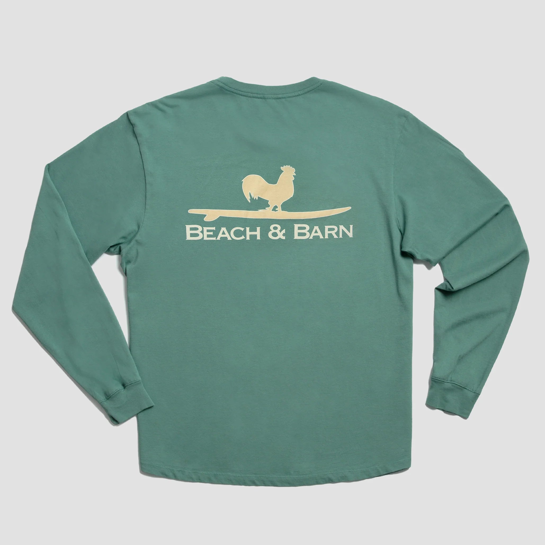 Surfing Rooster Tee Long Sleeve