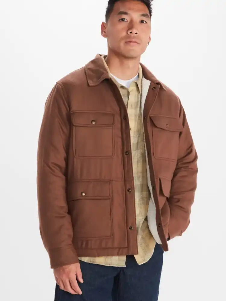 Men's Ridgefield Sherpa Flannel Shirt Jacket
