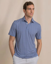 Driver Weaving Around Printed Polo