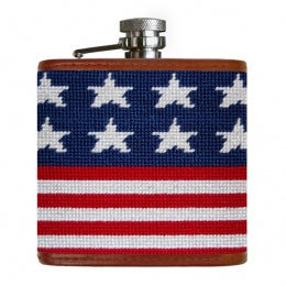 S&B Needlepoint Flask