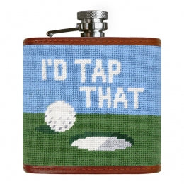 S&B Needlepoint Flask