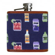 S&B Needlepoint Flask