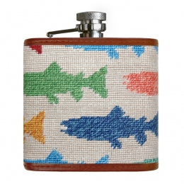 S&B Needlepoint Flask