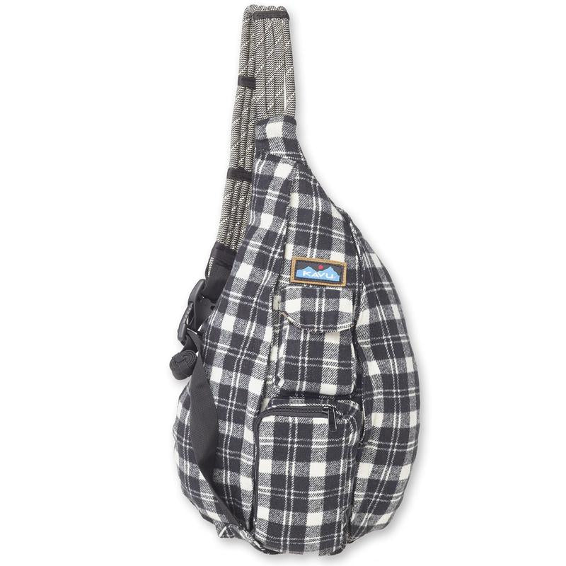 Mini Plaid Rope Bag