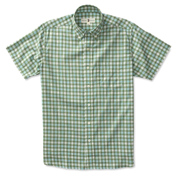 Jarvis SS Twill Plaid ButtonDown Shirt