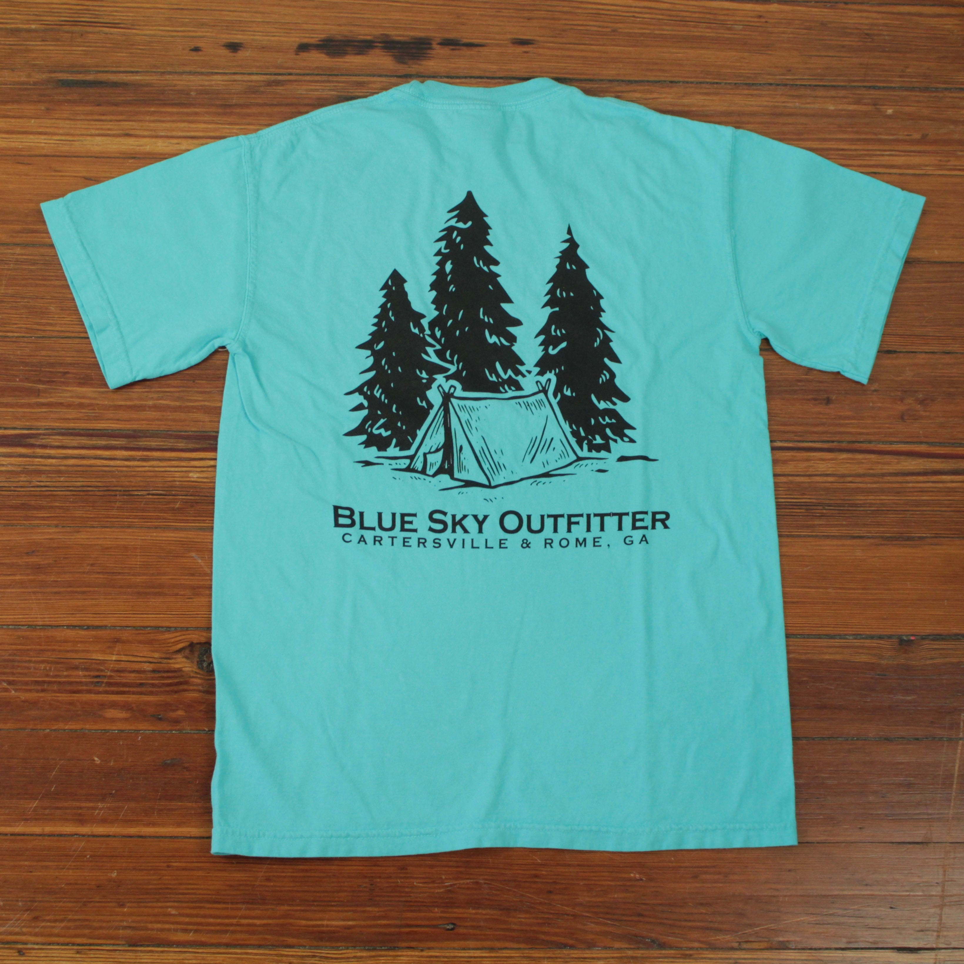 S Blue Sky Comfort Colors Tee