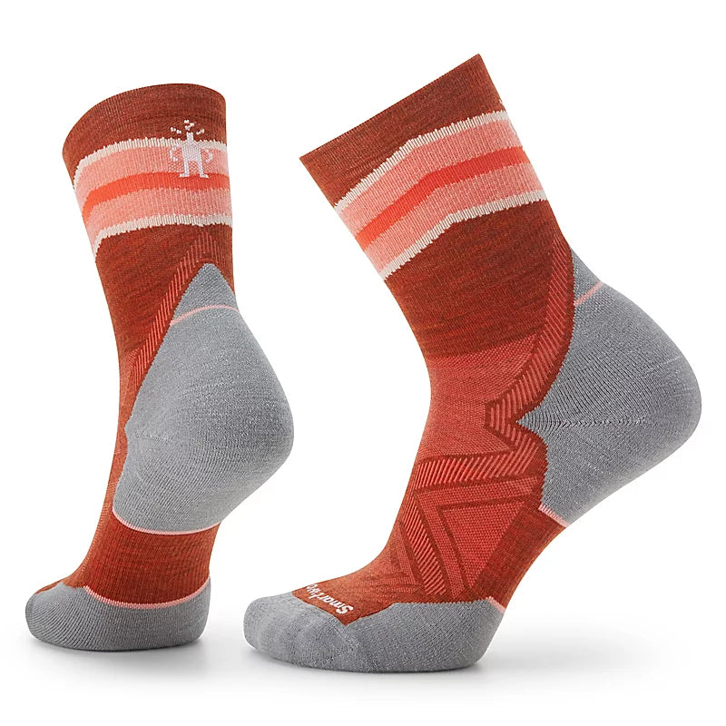 Women's Run Targeted Cushion Mid Crew Socks