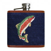 S&B Needlepoint Flask