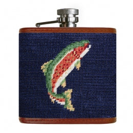 S&B Needlepoint Flask