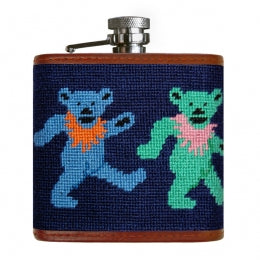 S&B Needlepoint Flask