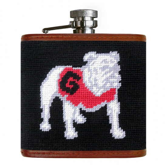 S&B Needlepoint Flask