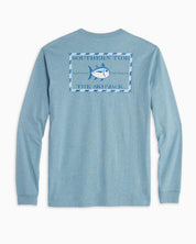 M L/S Heather Original Skipjack Tee