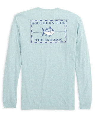 M L/S Heather Original Skipjack Tee