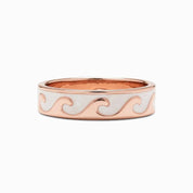 REVERSIBLE ENAMEL WAVE RING