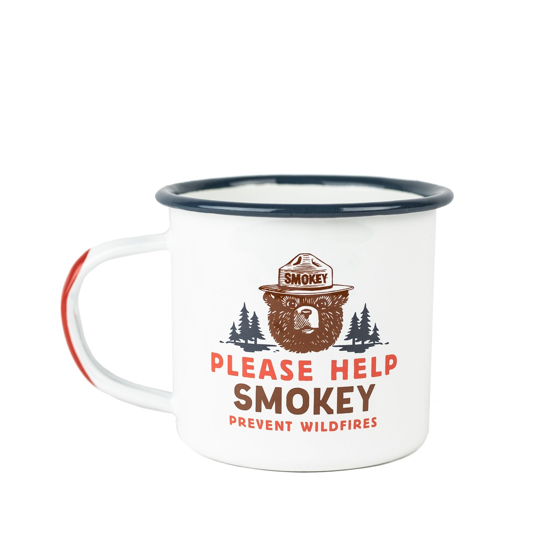 Smokey Bear Enamel Cup