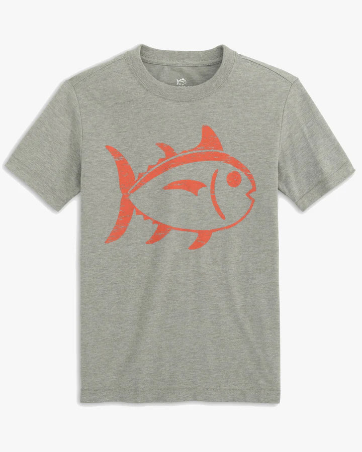 Youth Heather Distressed Skipjack T-Shirt